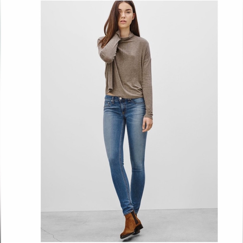 Rag & Bone Clean Euston Skinny stretch Jeans Size 25